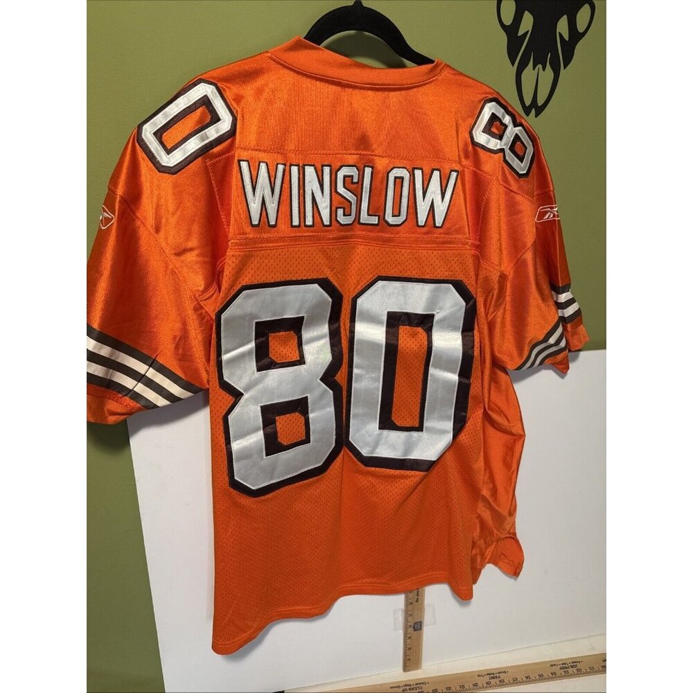 Cleveland Browns Kellen Winslow #80 SIZE 54 Mens Reebok On Field Jersey